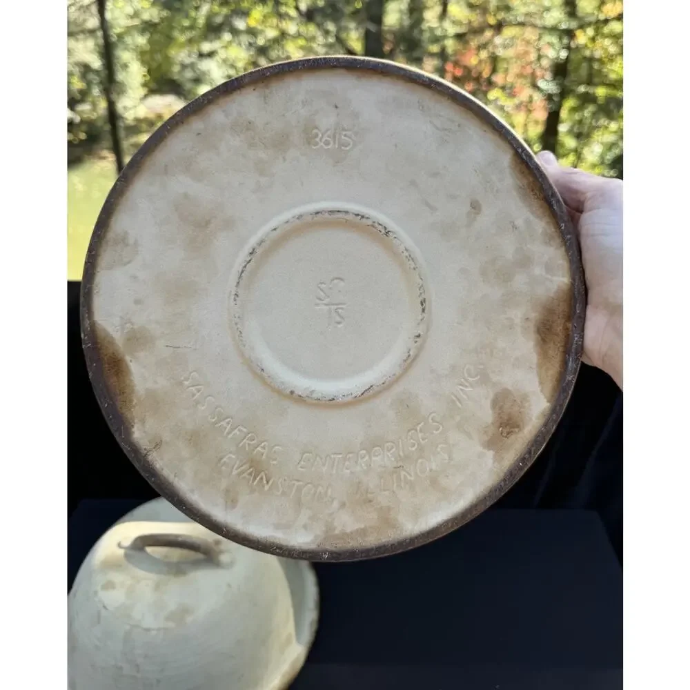 Huge Sassafras Superstone La Cloche Model 3615 Bread Baking Dome Evanston IL
